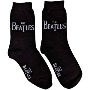 The Beatles - Drop T Logo Hor..Uni Bl Socks (Eu 40-45) i gruppen MERCHANDISE / Merch / Pop-Rock hos Bengans Skivbutik AB (5536239)