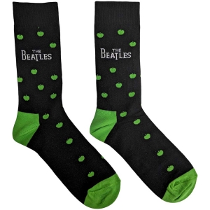 The Beatles - Drop T & Apples Uni Bl Socks (Eu 39-45) i gruppen MERCHANDISE / Merch / Pop-Rock hos Bengans Skivbutik AB (5536246)