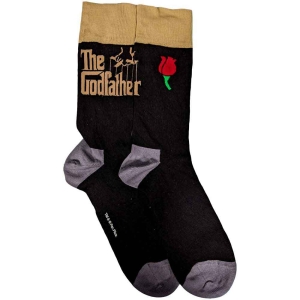 The Godfather - Logo Gold Uni Bl Socks (Eu 40-45) i gruppen ÖVRIGT / BW-Socks hos Bengans Skivbutik AB (5536252)