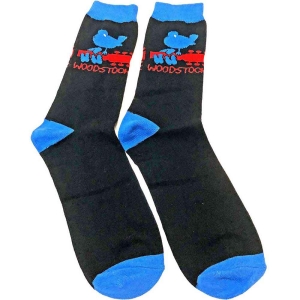 Woodstock - Logo Uni Bl Socks (Eu 40-45) i gruppen MERCHANDISE / Merch / Pop-Rock hos Bengans Skivbutik AB (5536259)