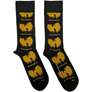Wu-Tang Clan - Dripping Logo Uni Bl Socks (Eu 40-45) i gruppen MERCHANDISE / Merch / Hip Hop-Rap hos Bengans Skivbutik AB (5536262)