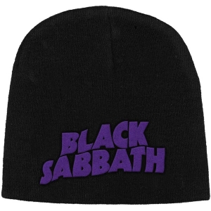 Black Sabbath - Purple Logo Beanie H i gruppen MERCHANDISE hos Bengans Skivbutik AB (5536363)