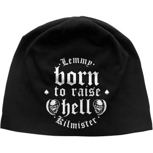 Lemmy - Born To Raise Hell Jd Print Beanie H i gruppen MERCHANDISE hos Bengans Skivbutik AB (5536471)