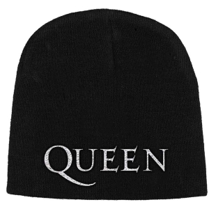Queen - Logo Beanie H i gruppen MERCHANDISE hos Bengans Skivbutik AB (5536511)