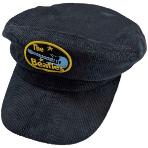 The Beatles - Oval Logo Navy Corduroy Hat:  i gruppen MERCHANDISE hos Bengans Skivbutik AB (5536597)
