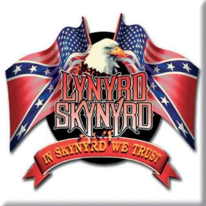 Lynyrd Skynyrd - Eagle & Flags Magnet i gruppen MERCHANDISE hos Bengans Skivbutik AB (5536661)