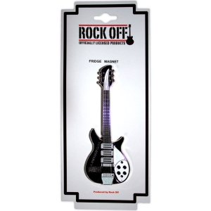 Rock Off - Mathew Street B&W Guitar Magnet i gruppen MERCHANDISE / Merch / Övrigt hos Bengans Skivbutik AB (5536678)