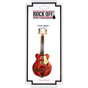 Rock Off - Mathew Street Rust Guitar Magnet i gruppen MERCHANDISE / Merch / Övrigt hos Bengans Skivbutik AB (5536680)