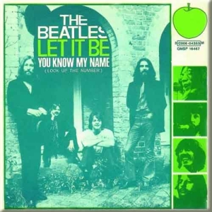 The Beatles - Let It Be/You Know My Name Magnet i gruppen MERCHANDISE hos Bengans Skivbutik AB (5536704)