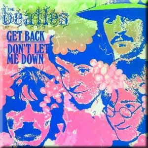 The Beatles - Get Back/Dont Let Me Down Psych Magn i gruppen MERCHANDISE hos Bengans Skivbutik AB (5536709)