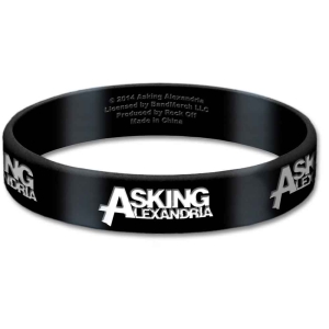 Asking Alexandria - Logo Gum Wristband i gruppen MERCHANDISE hos Bengans Skivbutik AB (5536773)