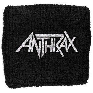 Anthrax - Logo Embroidered Wristband Sweat i gruppen MERCHANDISE hos Bengans Skivbutik AB (5536816)