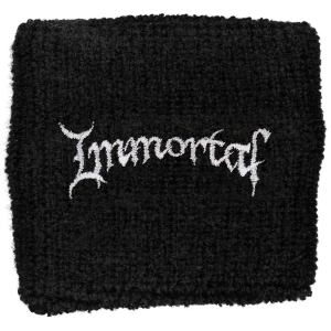 Immortal - Logo Embroidered Wristband Sweat i gruppen MERCHANDISE hos Bengans Skivbutik AB (5536834)