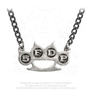 Five Finger Death Punch - Knuckle Duster Pendant i gruppen MERCHANDISE / Merch / Hårdrock hos Bengans Skivbutik AB (5536876)