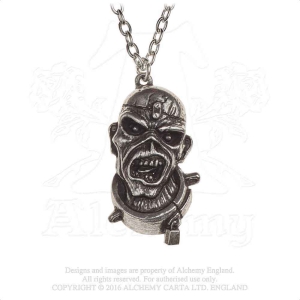 Iron Maiden - Piece Of Mind Eddie Pendant i gruppen MERCHANDISE / Merch / Hårdrock hos Bengans Skivbutik AB (5536885)