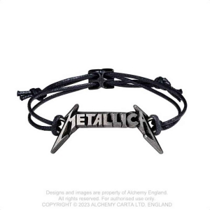 Metallica - Classic Logo Rope Bracelet i gruppen MERCHANDISE hos Bengans Skivbutik AB (5536890)