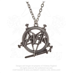 Slayer - Pentagram Logo Pendant i gruppen MERCHANDISE / Merch / Hårdrock hos Bengans Skivbutik AB (5536909)