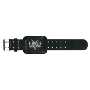 Dark Funeral - Logo Leather Wriststrap i gruppen MERCHANDISE hos Bengans Skivbutik AB (5536917)