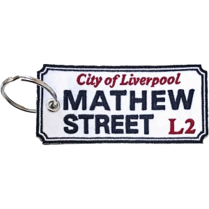 Rock Off - Mathew Street Liverpool Sign Woven Patch i gruppen MERCHANDISE hos Bengans Skivbutik AB (5536960)