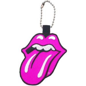 Rolling Stones - Classic Tongue Pink Patch Keychain i gruppen MERCHANDISE hos Bengans Skivbutik AB (5536967)