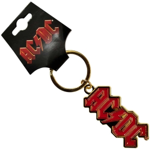 Ac/Dc - Logo Gold Keychain i gruppen VI TIPSAR / Nyinkommet Merch / Juni hos Bengans Skivbutik AB (5536983)