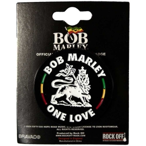 Bob Marley - Lion Pin Badge i gruppen MERCHANDISE / Pin-Button Badge / Reggae hos Bengans Skivbutik AB (5537010)