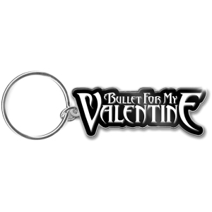Bullet For My Valentine - Logo Keychain i gruppen MERCHANDISE hos Bengans Skivbutik AB (5537011)