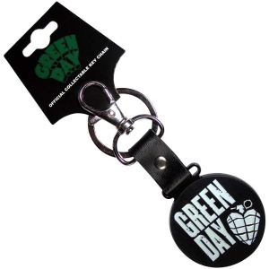Green Day - Stacked Logo & Grenade Circle Keychain i gruppen MERCHANDISE / Nyckelring / Punk hos Bengans Skivbutik AB (5537032)
