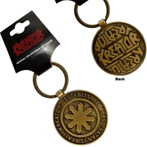 Kreator - Satan Is Real Emblem Keychain i gruppen VI TIPSAR / Nyinkommet Merch / Juni hos Bengans Skivbutik AB (5537043)