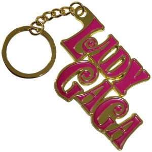 Lady Gaga - Swirly Logo Keychain i gruppen MERCHANDISE / Merch / Pop-Rock hos Bengans Skivbutik AB (5537044)