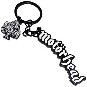 Motorhead - Logo Ace Of Spades Charm Keychain i gruppen MERCHANDISE / Nyckelring / Hårdrock hos Bengans Skivbutik AB (5537062)