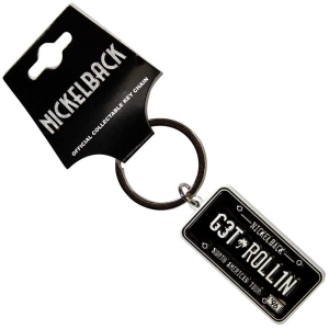 Nickelback - License Plate Keychain i gruppen MERCHANDISE / Nyckelring / Pop-Rock hos Bengans Skivbutik AB (5537067)