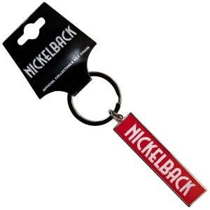 Nickelback - White Logo Red Keychain i gruppen VI TIPSAR / Nyinkommet Merch / Juni hos Bengans Skivbutik AB (5537068)