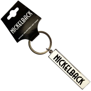 Nickelback - Black Logo White Keychain i gruppen VI TIPSAR / Nyinkommet Merch / Juni hos Bengans Skivbutik AB (5537069)