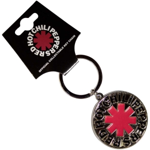 Red Hot Chili Peppers - Asterisk Logo Silver Keychain i gruppen MERCHANDISE / Nyckelring / Pop-Rock hos Bengans Skivbutik AB (5537087)