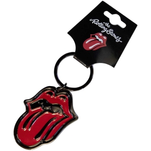 Rolling Stones  - Classic Tongue Black Keychain i gruppen VI TIPSAR / Nyinkommet Merch / Juni hos Bengans Skivbutik AB (5537090)