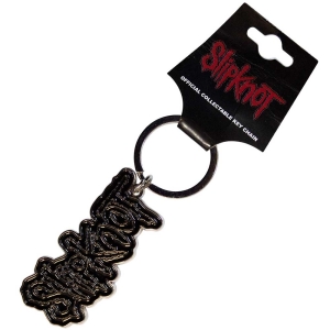 Slipknot - Black Logo Black Border Keychain i gruppen VI TIPSAR / Nyinkommet Merch / Juni hos Bengans Skivbutik AB (5537098)