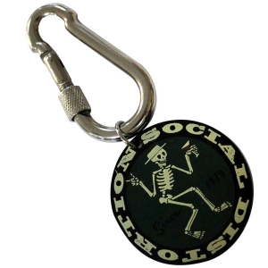 Social Distortion - Classic Logo Keychain i gruppen MERCHANDISE / Merch / Hårdrock hos Bengans Skivbutik AB (5537103)