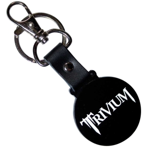 Trivium - Classic Logo Mono Circle Keychain i gruppen MERCHANDISE / Merch / Hårdrock hos Bengans Skivbutik AB (5537127)