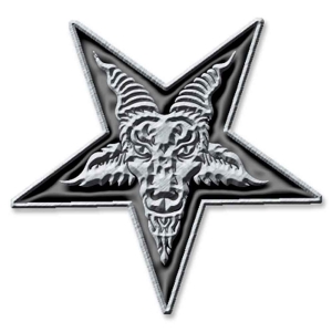 Generic - Pentagram Retail Packed Pin Badge i gruppen MERCHANDISE hos Bengans Skivbutik AB (5537304)