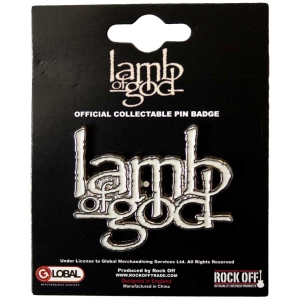 Lamb Of God - Logo Pin Badge i gruppen VI TIPSAR / Nyinkommet Merch / Juni hos Bengans Skivbutik AB (5537342)