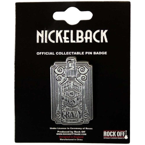 Nickelback - Bat Shit Pin Badge i gruppen VI TIPSAR / Nyinkommet Merch / Juni hos Bengans Skivbutik AB (5537369)