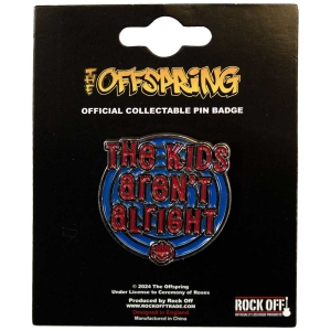 Offspring - The Kids Arent Alright Pin Badge i gruppen MERCHANDISE / Pin-Button Badge / Punk hos Bengans Skivbutik AB (5537374)