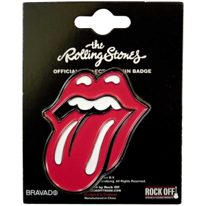 Rolling Stones  - Classic Tongue Large Pin Badge i gruppen VI TIPSAR / Nyinkommet Merch / Juni hos Bengans Skivbutik AB (5537391)