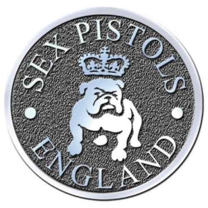 Sex Pistols - Bull Dog England Pin Badge i gruppen MERCHANDISE hos Bengans Skivbutik AB (5537395)