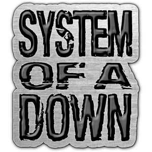 System Of A Down - Logo Pin Badge i gruppen MERCHANDISE hos Bengans Skivbutik AB (5537406)