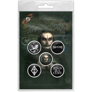 Cradle Of Filth - Hammer Of The Witches/Dani Button Badge  i gruppen MERCHANDISE hos Bengans Skivbutik AB (5537458)