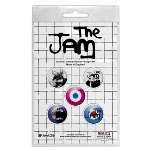 The Jam - All Mod Cons Button Badge Pack i gruppen MERCHANDISE hos Bengans Skivbutik AB (5537494)