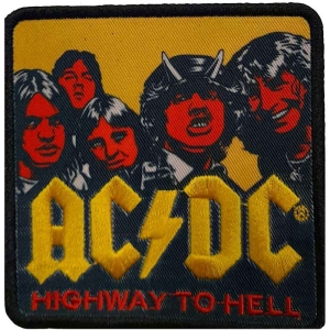 Ac/Dc - Highway To Hell Alt Colour Printed Patch i gruppen MERCHANDISE hos Bengans Skivbutik AB (5537663)