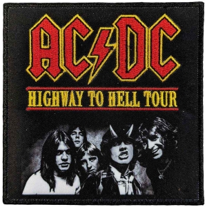 Ac/Dc - Highway To Hell Tour Woven Patch i gruppen MERCHANDISE hos Bengans Skivbutik AB (5537666)